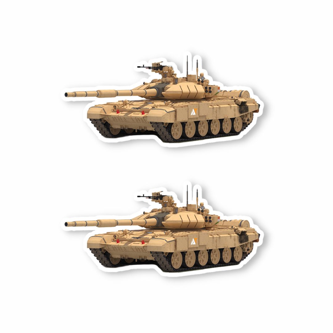 Mini Tank Stickers (Pack of 2) - Mini Military Series