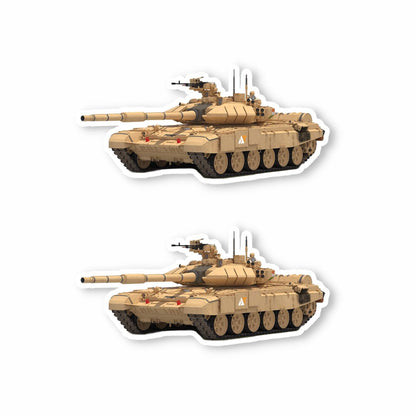 Micro Tank Stickers (Pack of 2) - Mini Military Series