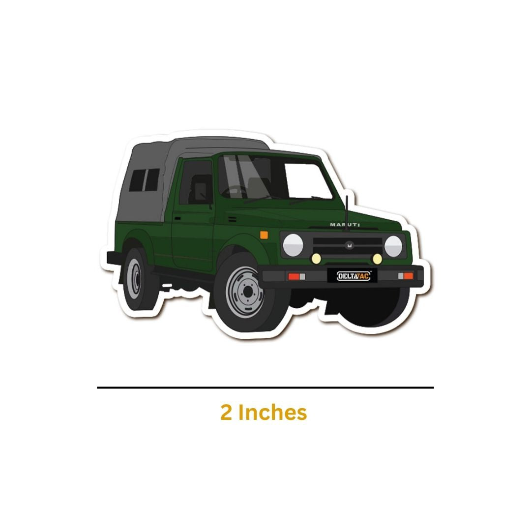 Indian Army Maruti Gypsy Mini Fridge Magnet