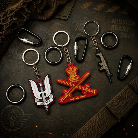 Deltatac Honor Keychain Combo - Indian Army | FN SCAR-H | Balidaan