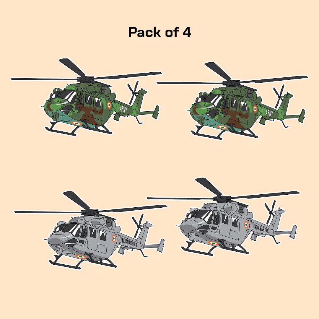 ALH DHRUV Army Vinyl Sticker