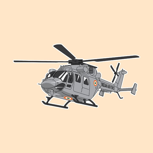 ALH DHRUV Army Vinyl Sticker