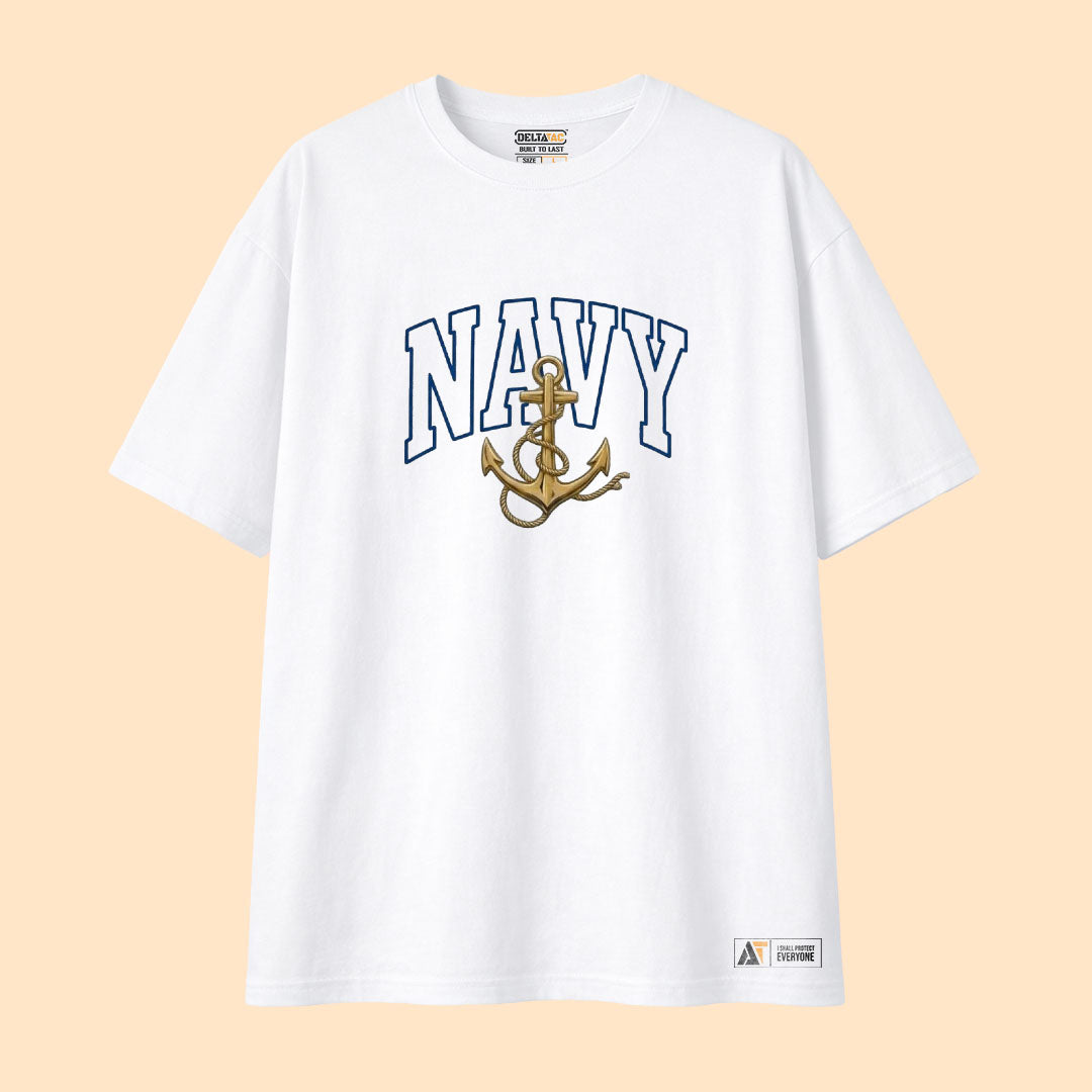 Navy Anchor T-Shirt - Indian Navy | Tactical Naval Essential