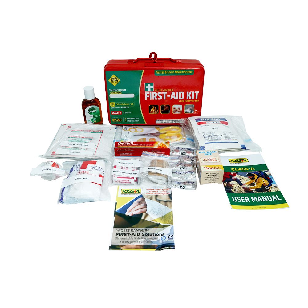 AOSSPL CLASS A First Aid Kit - Red