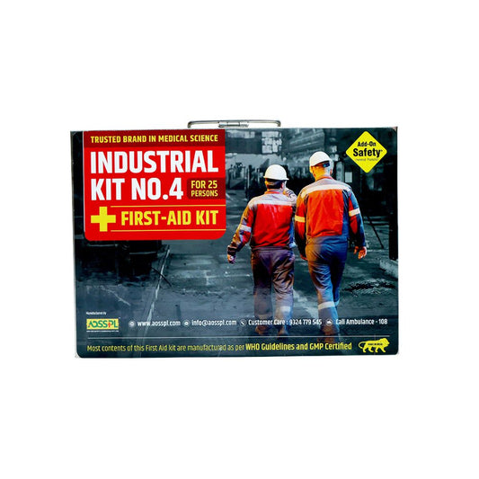 AOSSPL INDUSTRIAL KIT NO. 4 First Aid Kit - Red