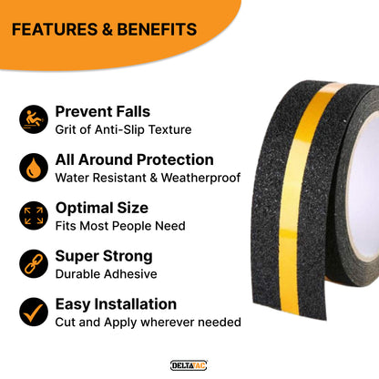 DT 5 Meter Anti Skid Tape with Reflective Stripe