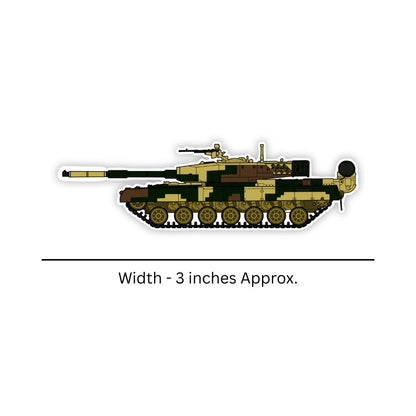 Arjun MBT MK 1A Battle Tank Sticker Dimensions