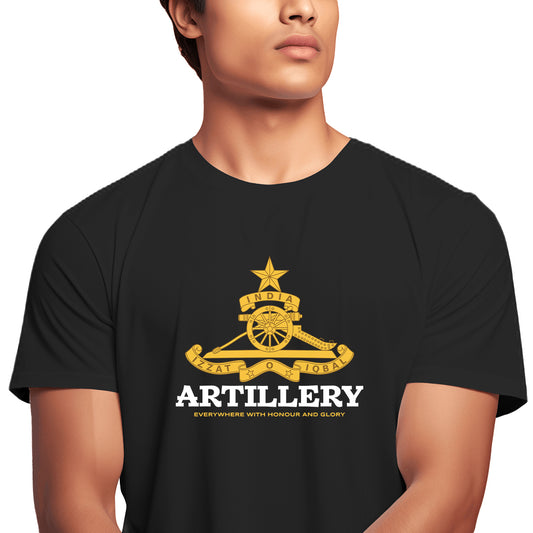 Artillery Oversized Black T-Shirt