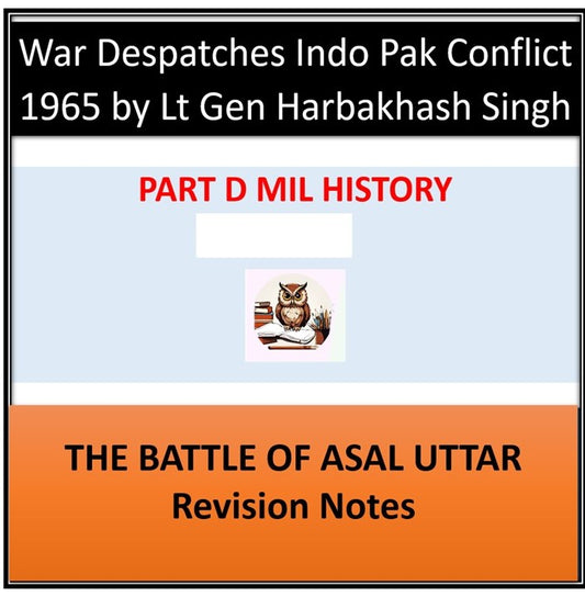 Part D Asal Uttar Revision Notes