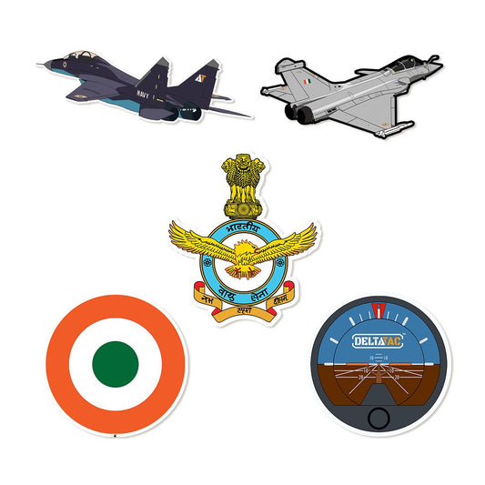 Aviation Mini Military Stickers Combo