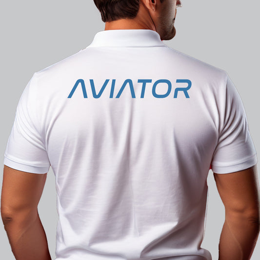 Aviator Polo White T-Shirt