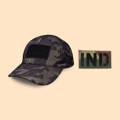 DT Velcro Cap and Patch Combo - Black Camo
