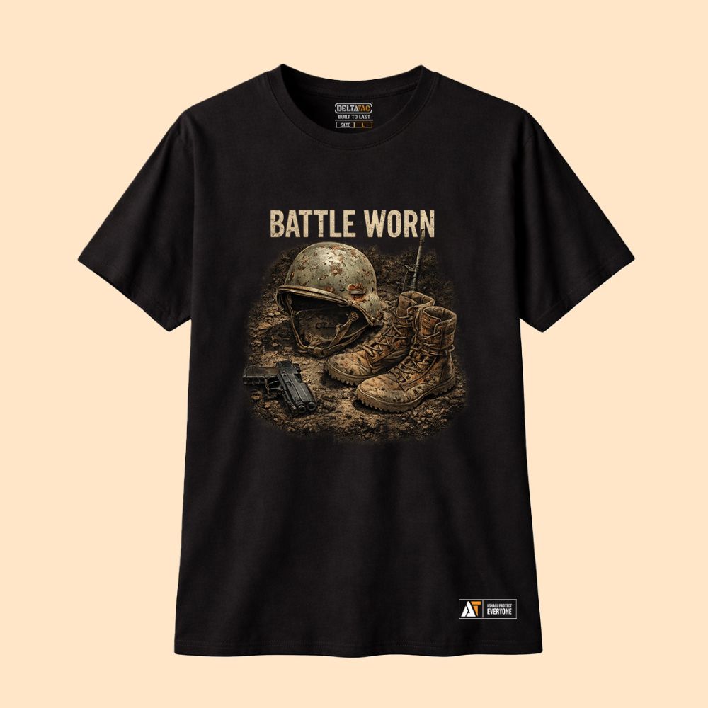 Battle Worn Field Veteran Tee – Silent Tribute | DeltaTac Tactical T ...