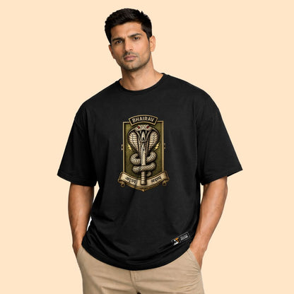 Bhairav Battalion Tactical T-Shirt – Operator Series | Black Premium Cotton Tee