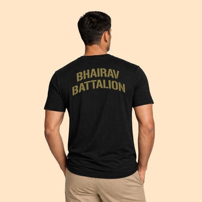 Bhairav Battalion Tactical T-Shirt – Operator Series | Black Premium Cotton Tee