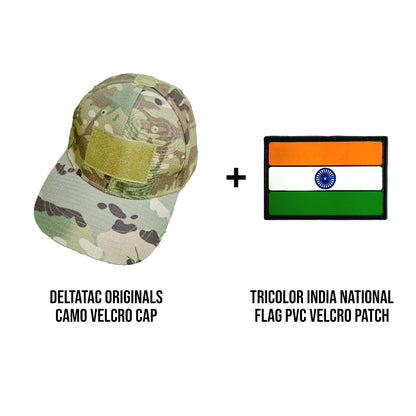 DT USA Multicam Velcro Cap and Patch Combo