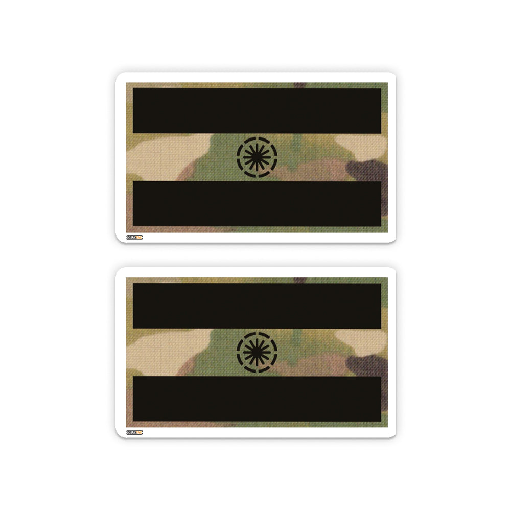 Indian National Camo Flag Sticker - Pack of 2 - DeltaTac.shop