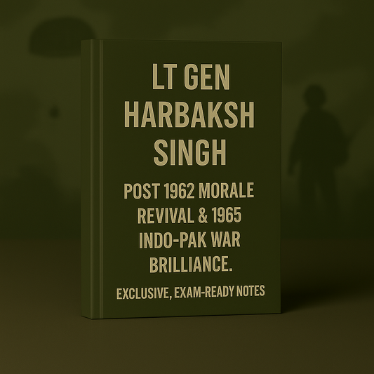Autobiography Lt Gen Harbaksh Singh Question 7 & 9 E-book