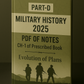 PART-D MILITARY HISTORY 2025 PDF OF NOTES CH-1 OF PRESCRIBED BOOK