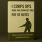 E book Notes & Presentation on –I Corps Operations, 1965 War
