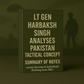 CH-8 Tactical concept and doctrine employed by the Pakistan Army (E-book Notes & Presentation)