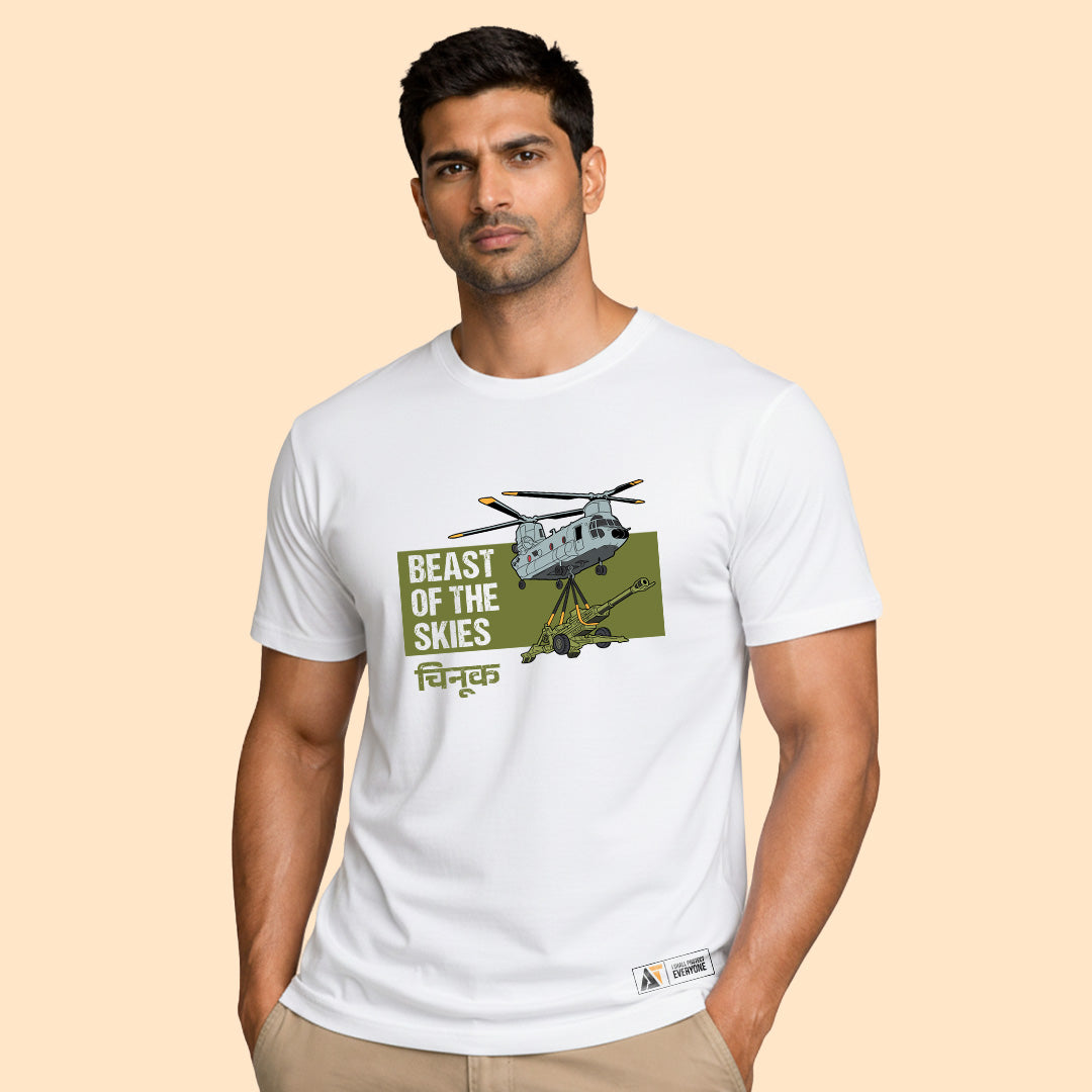 CH-47 Chinook Military Aviation T-Shirt | Tactical Helicopter Graphic T-Shirt | DeltaTac