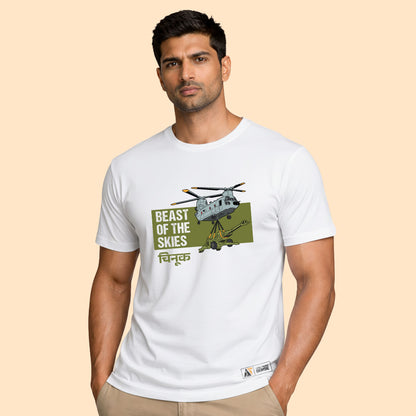 CH-47 Chinook Military Aviation T-Shirt | Tactical Helicopter Graphic T-Shirt | DeltaTac