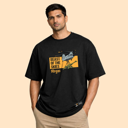 CH-47 Chinook Military Aviation T-Shirt | Tactical Helicopter Graphic T-Shirt | DeltaTac