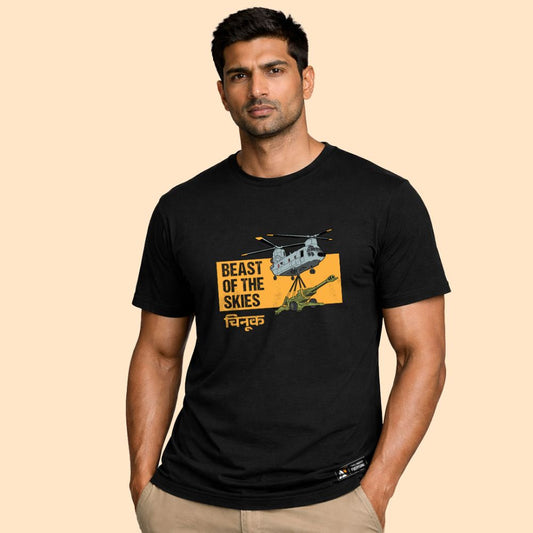 CH-47 Chinook Military Aviation T-Shirt | Tactical Helicopter Graphic T-Shirt | DeltaTac