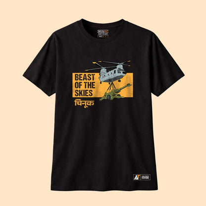 CH-47 Chinook Military Aviation T-Shirt | Tactical Helicopter Graphic T-Shirt | DeltaTac