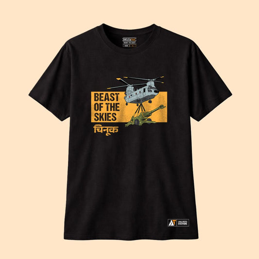 CH-47 Chinook Military Aviation T-Shirt | Tactical Helicopter Graphic T-Shirt | DeltaTac