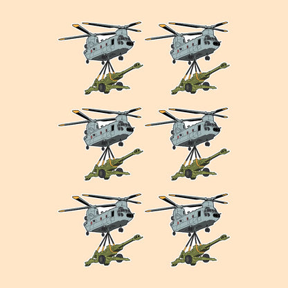 CH-47 Chinook Sticker | Military Helicopter Sticker | Tactical Vinyl Sticker | DeltaTac