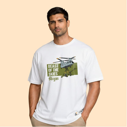 CH-47 Chinook Military Aviation T-Shirt | Tactical Helicopter Graphic T-Shirt | DeltaTac