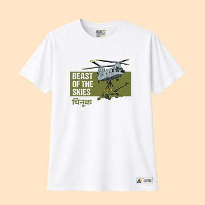 CH-47 Chinook Military Aviation T-Shirt | Tactical Helicopter Graphic T-Shirt | DeltaTac