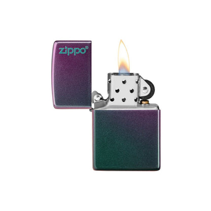 Classic Iridescent Zippo Logo Lighter