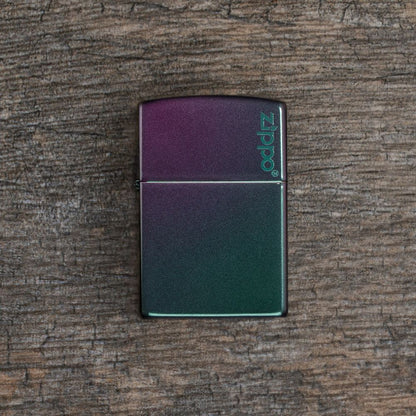 Classic Iridescent Zippo Logo Lighter