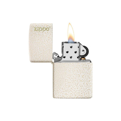 Classic Mercury Glass Zippo Logo Lighter