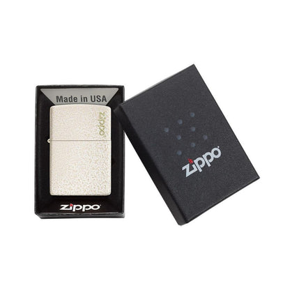 Classic Mercury Glass Zippo Logo Lighter