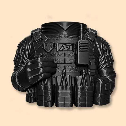 Tactical Vest Pen Stand | Military Desk Organizer | Army Desk Accessory Deltatac