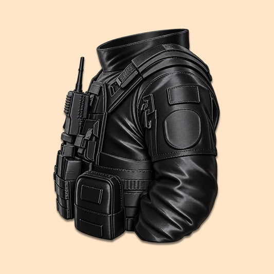 Tactical Vest Pen Stand | Military Desk Organizer | Army Desk Accessory Deltatac