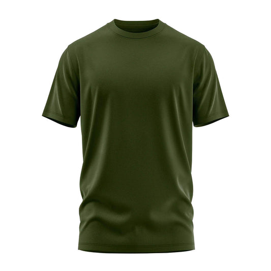 Plain Regular T-Shirt Combo - Olive