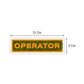 DeltaTac Name Tab Stickers- Operator 