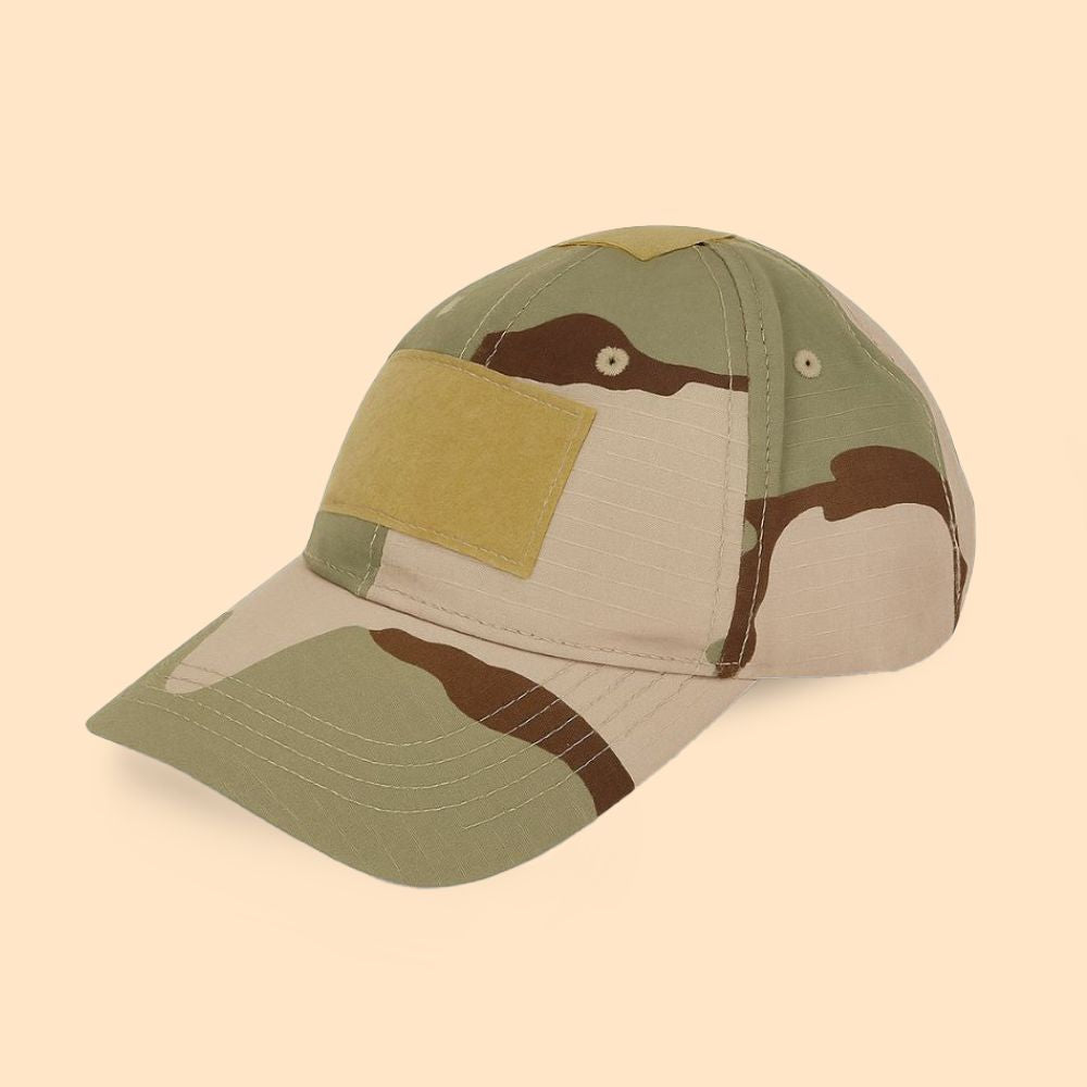 DT Velcro Cap (Desert Camo) - Wear It Solo or Style with a Patch