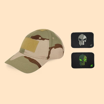 DT Velcro Cap (Desert Camo) - Wear It Solo or Style with a Patch