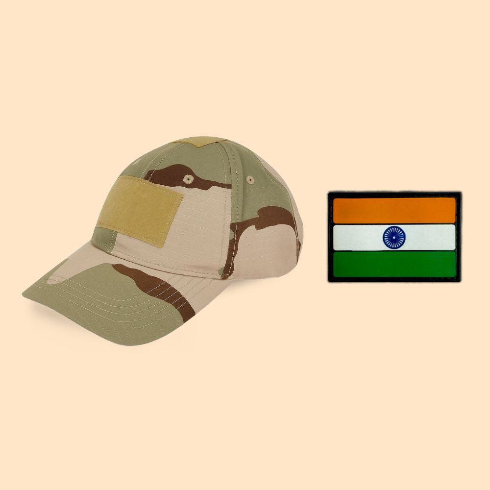 DT Velcro Cap (Desert Camo) - Wear It Solo or Style with a Patch