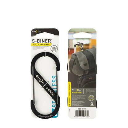 S-Biner Standard (SS) Carabiner - Black
