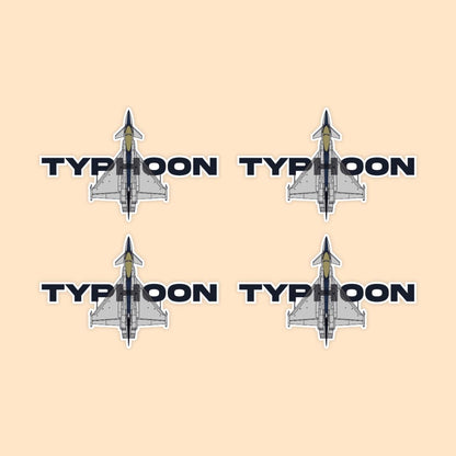 Eurofighter Typhoon Fighter Jet Sticker | Multirole Combat Aircraft Decal | DeltaTac