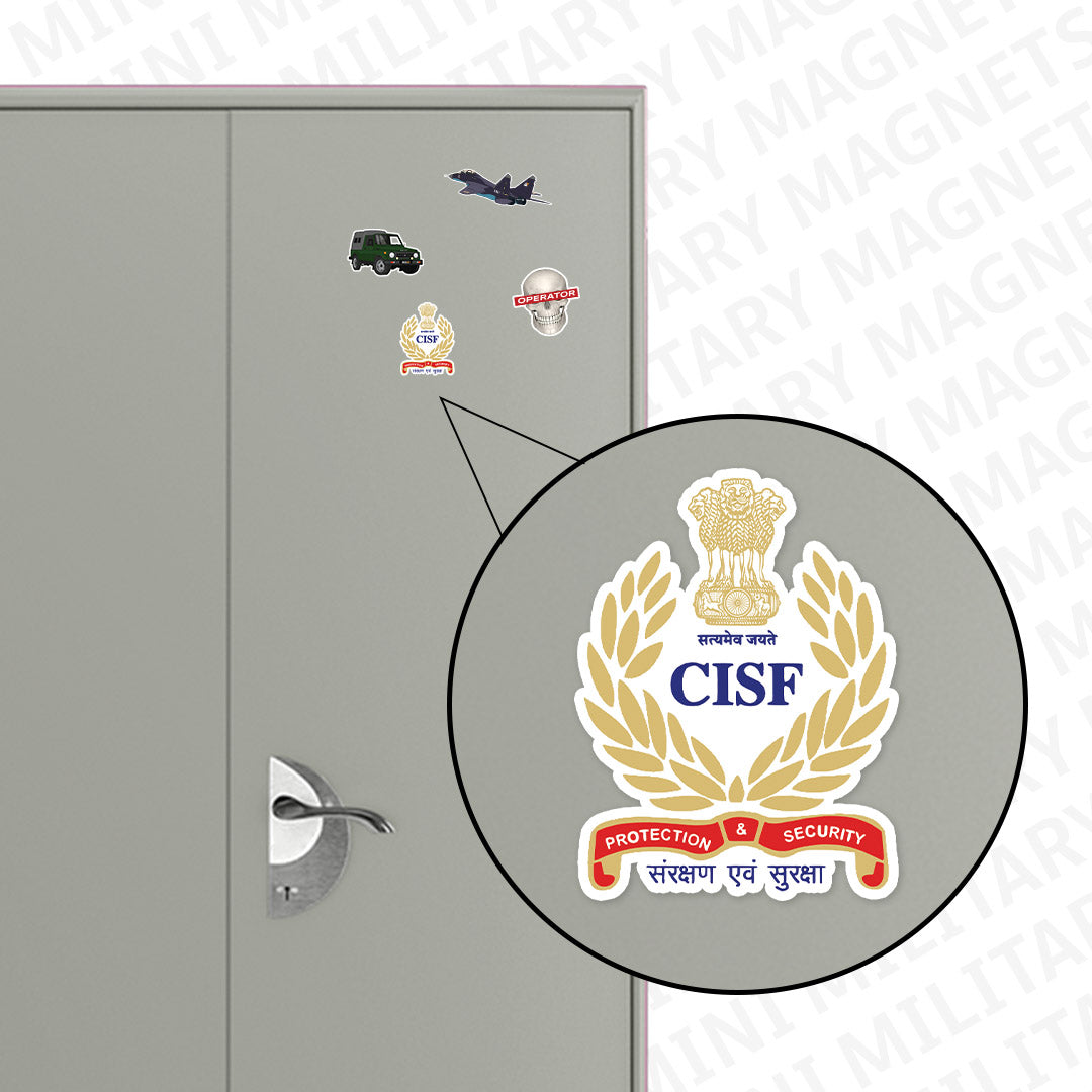 CISF Logo Mini Fridge Magnet