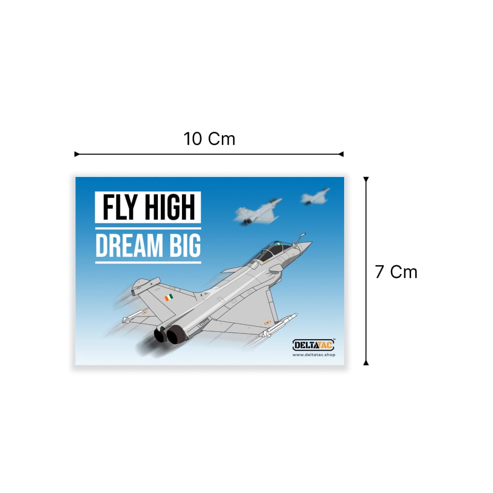 Fly High Dream Big Sticker
