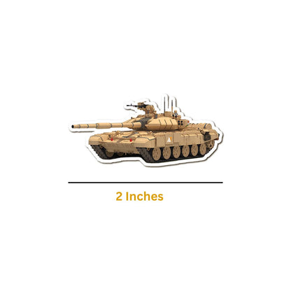 T-90 Army Tank Sleek Micro Fridge Magnet